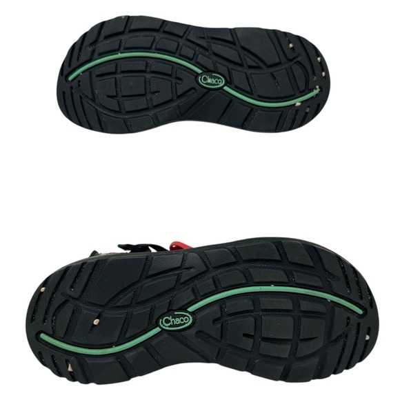 CHACO Z/Cloud Cushioned Sandals Women's Red Nylon Strappy Toe Loop - US 7 - Picture 3 of 10